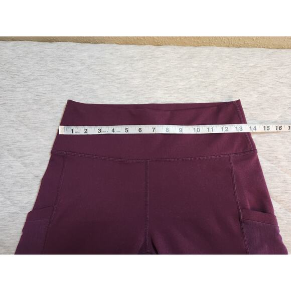 Fabletics Womens  Leggings Mid Rise Compression Pockets Purple Size Medium - Picture 5 of 7